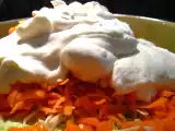 Recette Cole slaw et mayonnaise sans cholestérol : au petit suisse