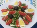 Recette Piyaz (salade de haricots blancs)