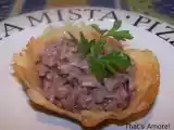 Recette Risotto aux carmines en croûte de parmesan