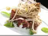 Recette Tartare de boeuf au couteau et crème de gorgonzola