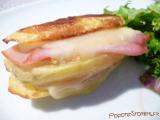 Recette Mille-feuilles de pomme de terre a la raclette et au bacon