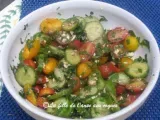Recette Salade tomates cerises, concombres et feta