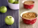 Recette Crumble aux pommes individuels