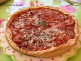 Recette Tarte tomates aubergines tapenade