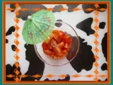 Recette Verrine de saumon cru, ananas et tomate cerise