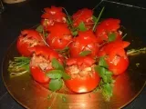 Recette Tomates garnies au saumon fumé et champignons