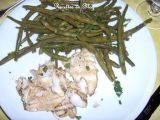 Recette Filet de merlans au barbecue et leurs haricots verts