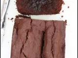 Recette Gâteau moelleux au chocolat, compotée de mirabelles au gingembre confit