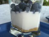 Recette Cheese cake aux bleuets minute en verrines