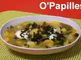 Recette Soupe d'été aux haricots verts, courgettes et poivrons