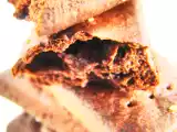 Recette Crackers au chocolat et quelques pincees de sel....