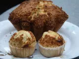 Recette Géant muffin chocolat blanc-praliné