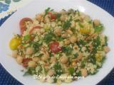 Recette Salade de couscous aux tomates cerises, au citron et aux noix de pin