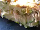Recette Gratin fondant de courgettes au saumon