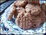 Recette Cookies aux cacahuetes grillees et pepites de chocolat