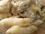 Recette Pennes aux poulet sauce champignon