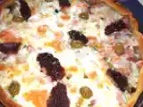 Recette Tarte courgette mozzarela et tomates sechées.