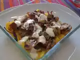 Recette Gratin de polenta aux champignons