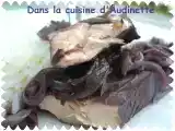 Recette Filets de saumon au vin rouge