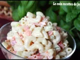 Recette Salade de macaronis (salade récup)