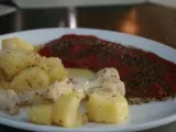 Recette Carpaccio de boeuf et sa salade chaud-froid de pommes de terre