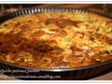 Recette Quiche poireaux/jambon et curry