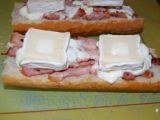 Recette Tartine lardon chèvre