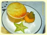 Recette Un délicieux dessert aérien... soufflé au citron vert et son sorbet mangue