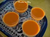 Recette Veloute de carottes coco en verrine