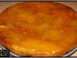 Recette Tarte tatin aux mangues sauce au citron vert et coco