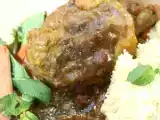 Recette Tajine de poulet aux oignons confits et aux raisins