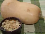 Recette P'tit crumble salé butternut et noisettes