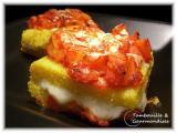 Recette Carrés de polenta tomate-mozza: quand l'italie s'invite a la maison!