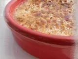 Recette Crème brûlée à la crème de haricot de soissons au noix