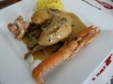 Recette Poulet aux langoustines