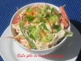 Recette Salade de crabe (goberge) à l'orientale