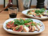 Recette Salade de figue & mozzarella au caramel balsamique