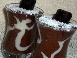 Recette Verrines de mousse au chocolat & stries chocolat blanc