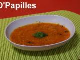 Recette Soupe aux carottes, tomates et basilic