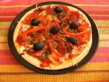 Recette Pizza wraps au boeuf et au chorizo