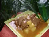 Recette Viande de veau aux ananas/moutarde et pain d'épice