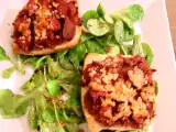Recette Bruschetti aux foies de volaille et confit d'oignons