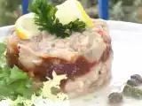 Recette Tartare de thon & rouget au confit tomate romarin