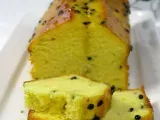 Recette Cake au citron et sauce de fruits de la passion