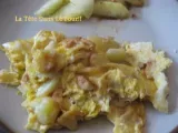 Recette Omelette aux crackers, au camembert et aux pommes de terre