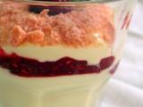 Recette Verrines tiramisu/framboises/biscuits de reims