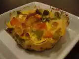 Recette Flan au chèvre et macédoine à la crème de soja