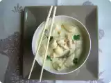 Recette Après le curry rouge de poulet, le curry vert de poulet accompagné de pommes de terre