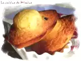 Recette Traditionel revisité : madeleines à bosses au miel et à l'ananas confit de p&p