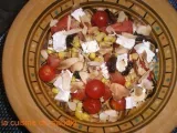 Recette Salade composée aux amandes effilées